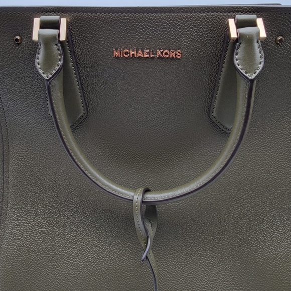 Michael Kors Selma Sachel Army Green - Picture 3 of 3